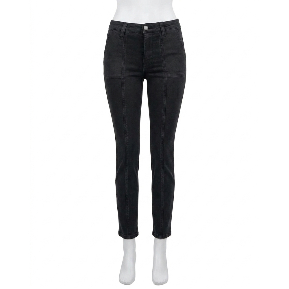 NEW KUT FROM THE KLOTH reese high rise ankle straight leg jeans in marine